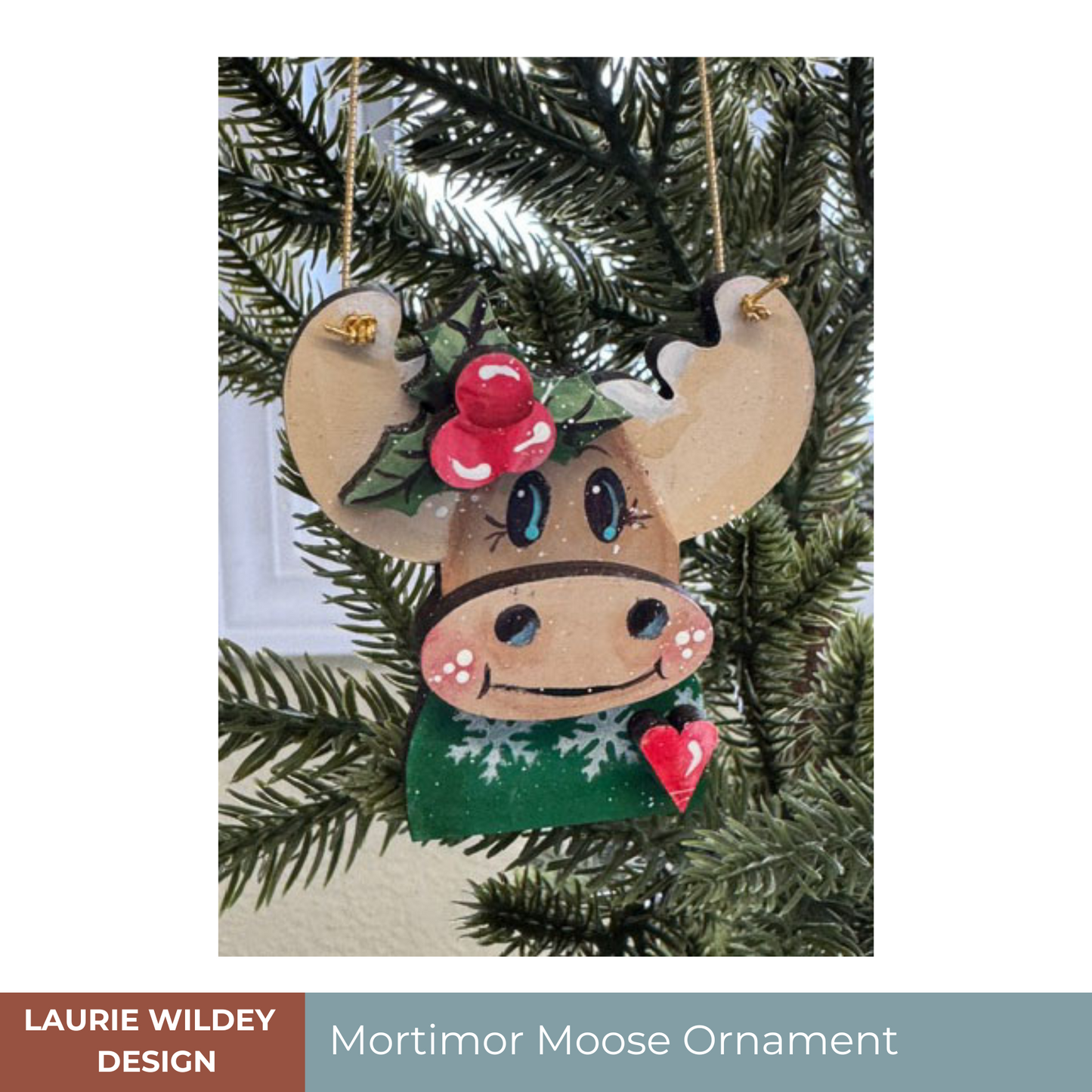 Ornament | Mortimor Moose Ornament