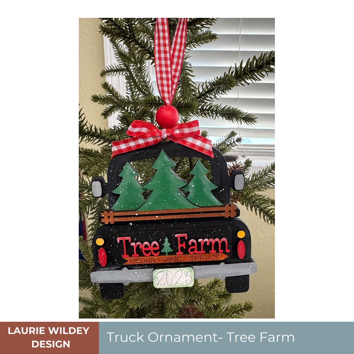 Farmhouse Truck Ornament| Christmas Tree Farm