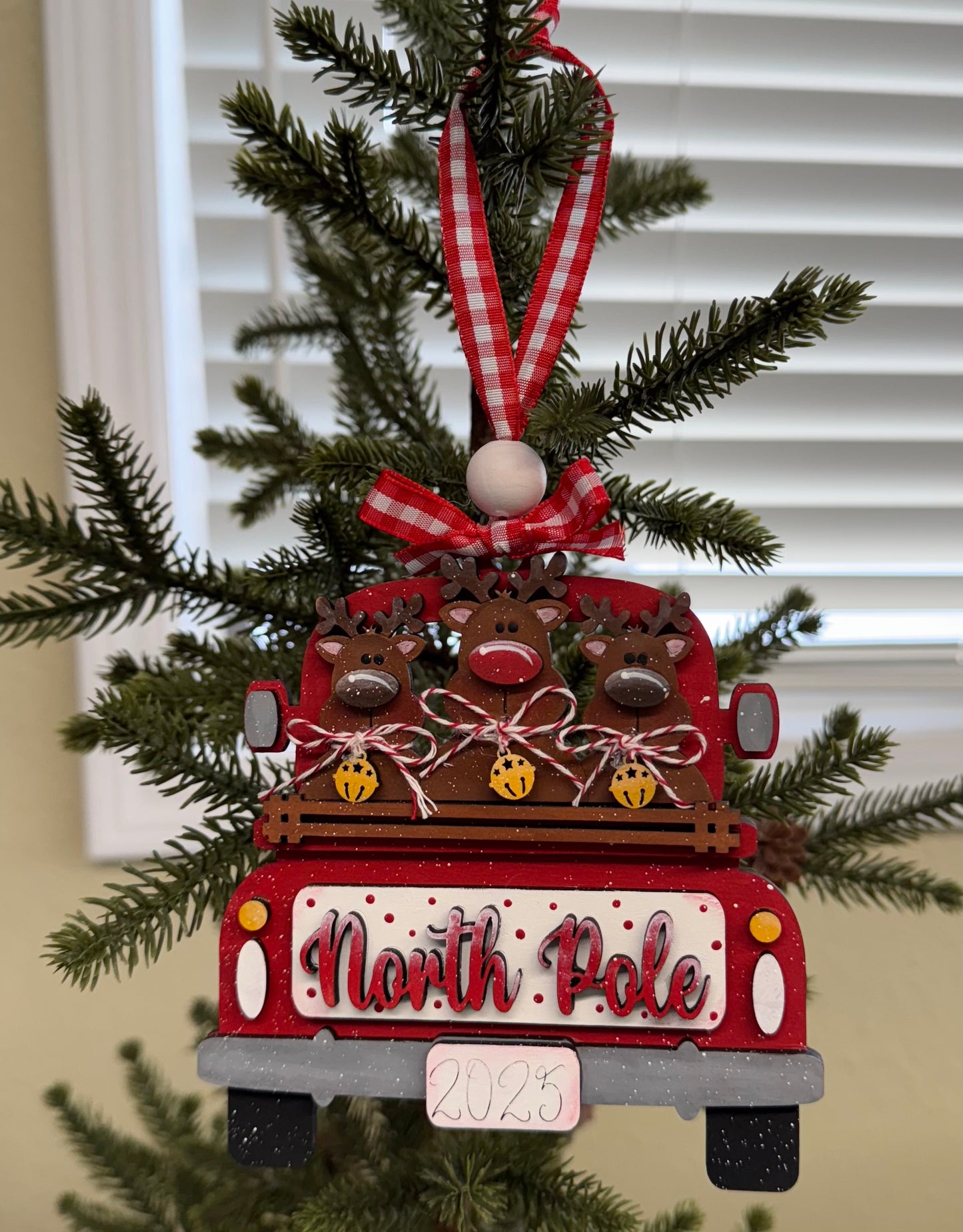 Farmhouse Truck Ornament | North Pole