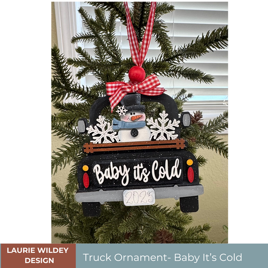 DIY Kit | Truck Ornament|Baby It's Cold