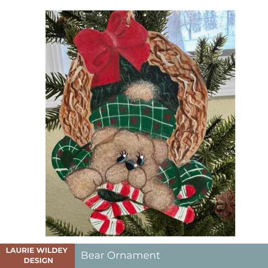 Ornament | Bear with Wreath Ornament