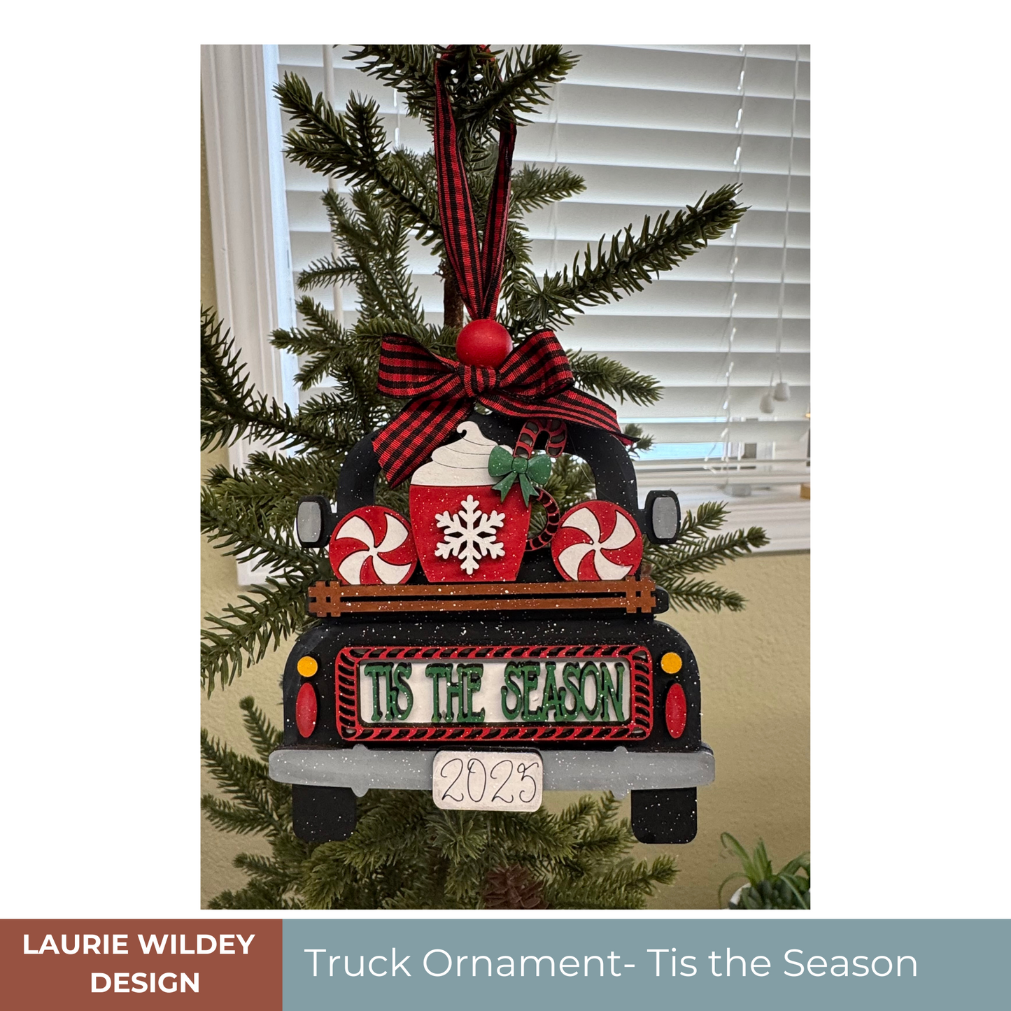 Farmhouse Christmas | Truck Ornament | Tis the Season |